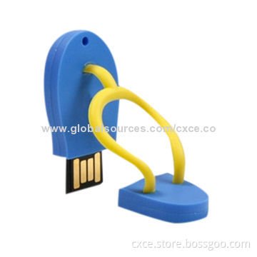 Custom USB Flash Drives with 256MB to 16GB Capacity, Shoe Style
